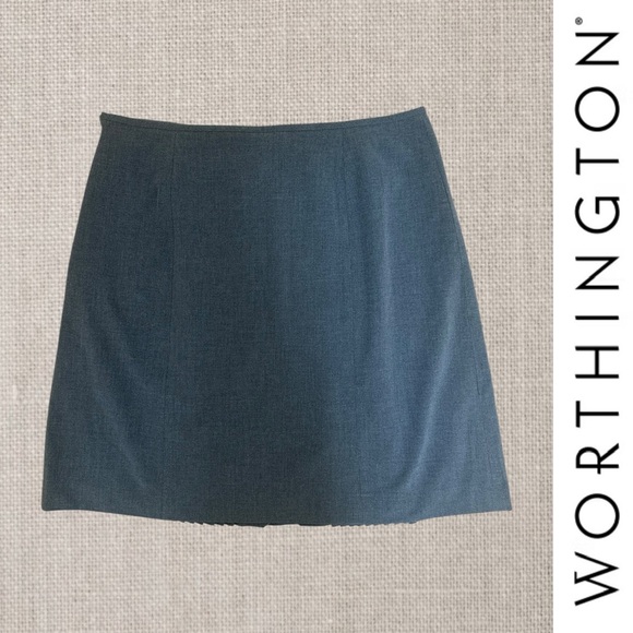 Worthington Works Stretch Separates Pleated Skirt, Size L, MSRP $62‎ - Picture 2 of 5